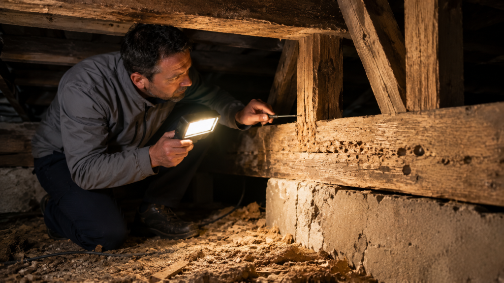 Diagnostic termites et mesurage loi Carrez